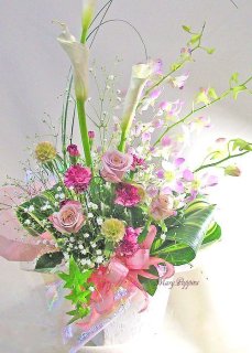 クルクマとカラーの花束 フラワーギフトmarypoppins クルクマとカラーの花束 フラワーギフトmarypoppins