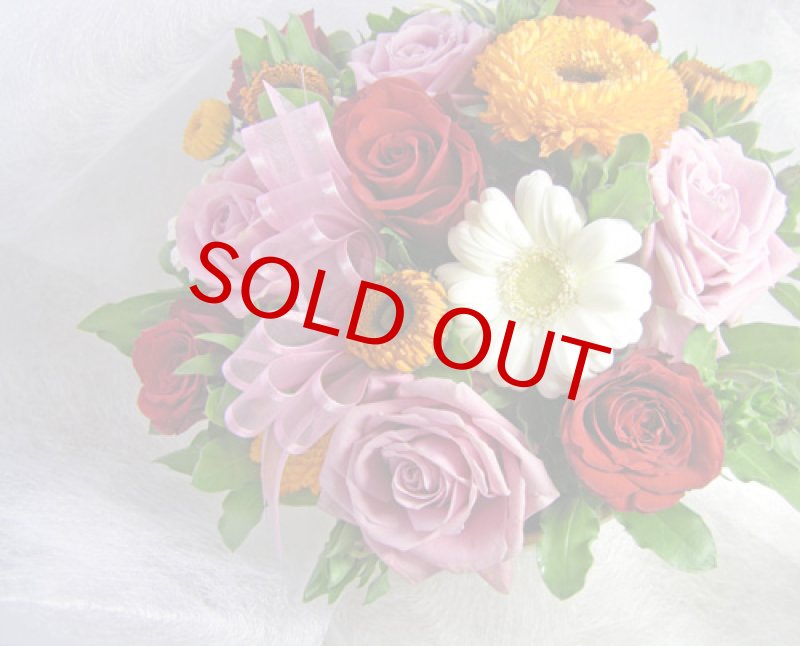 画像2: バラとキンセンカのアレンジメント (2)