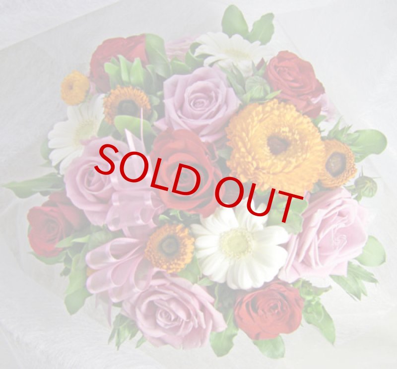 画像3: バラとキンセンカのアレンジメント (3)