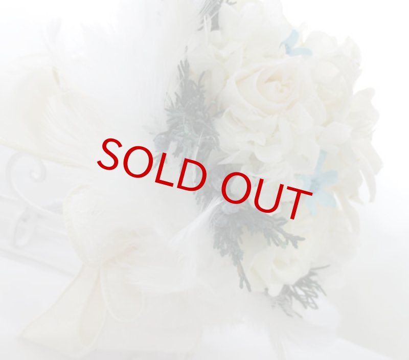 画像2: ユーチャリスのプリザーブド・ブライダルブーケ (2)