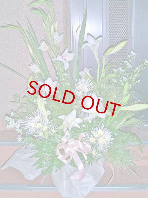 画像3: グラジオラスとイースターリリーのアレンジメント (3)
