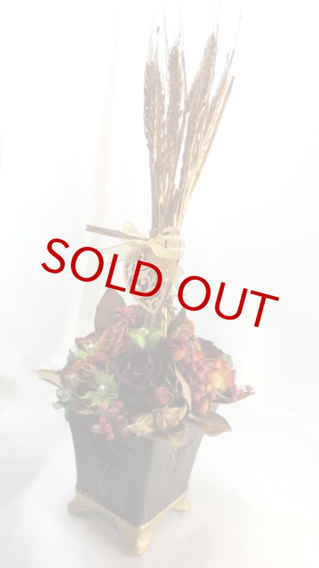 画像5: 麦の穂と月桂樹（ローレル）のアレンジメント (5)