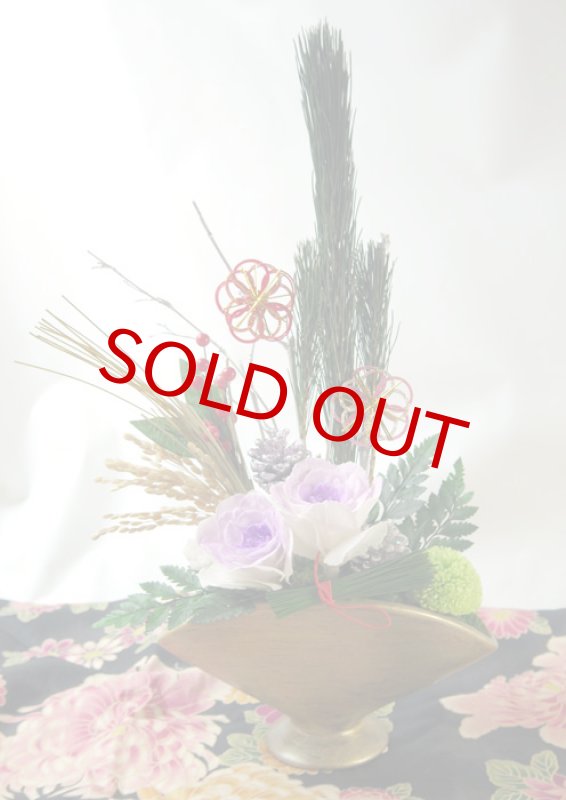 プリザーブドフラワーのお正月飾り4