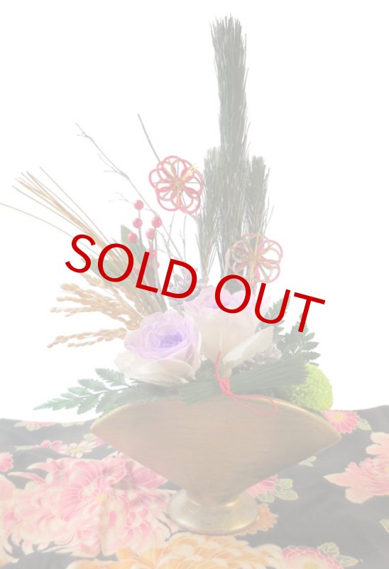 プリザーブドフラワーのお正月飾り2