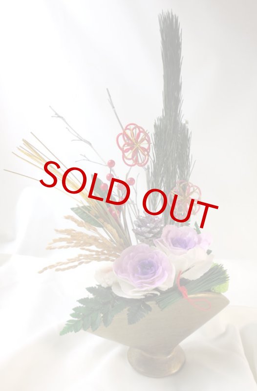 プリザーブドフラワーのお正月飾り3