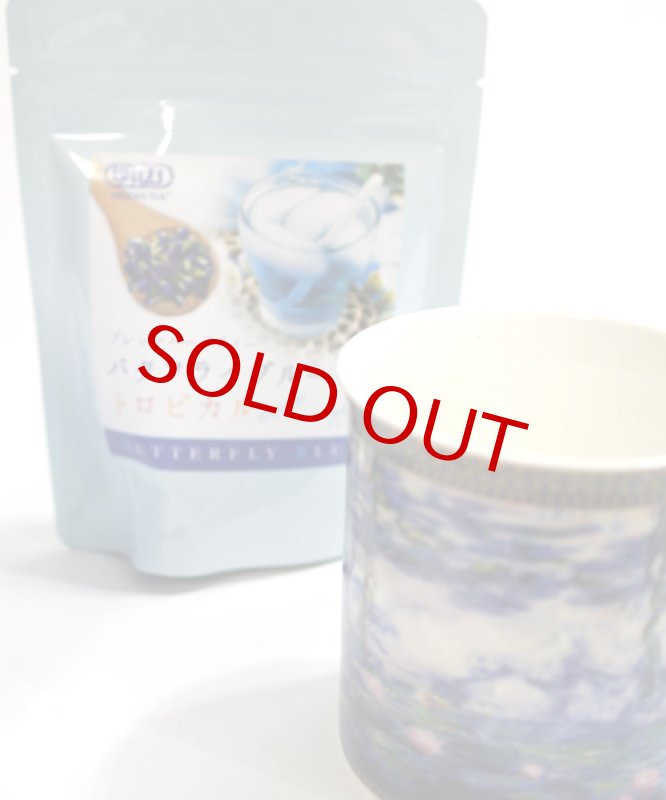 画像6: クロード・モネのマグカップと青いハーブティのギフトセット (6)