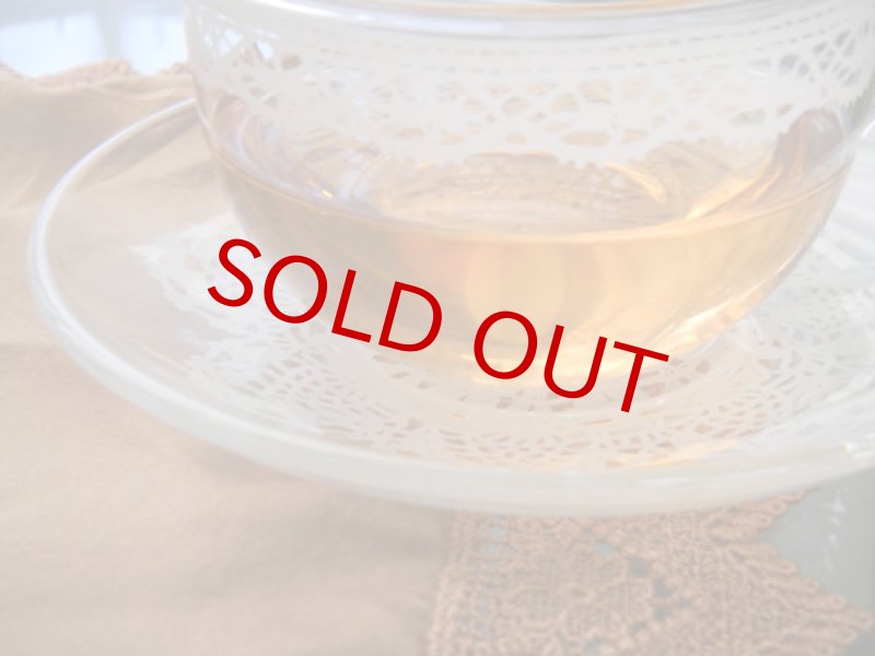 画像2: ドイリーレース・ティーセット  (2)