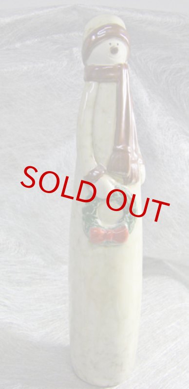 画像4: 陶器のスノーマン (4)