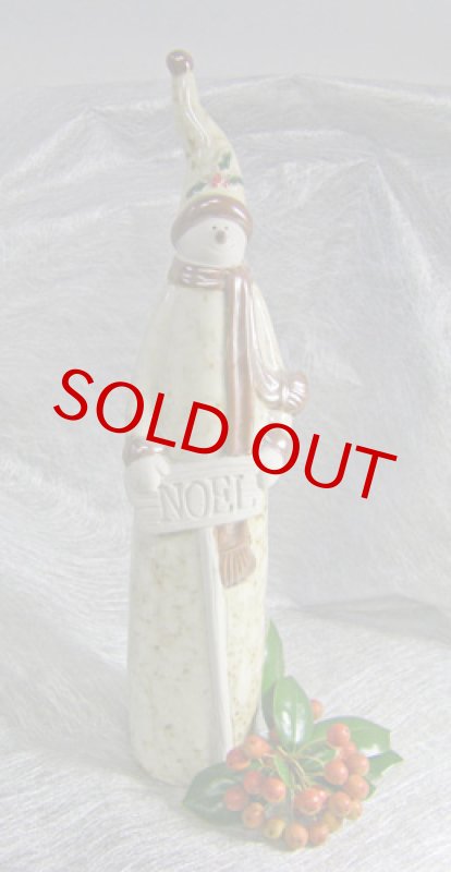 画像2: 陶器のスノーマン (2)