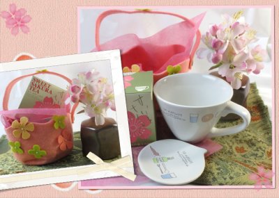 画像1: 桜花茶のギフトセット〜sakura-set