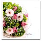 画像1: 菜の花とチューリップの花束 (1)