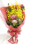 画像6: キングプロテアとオンシジウムの花束 (6)