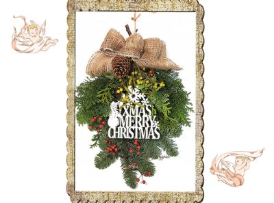 画像3: やどり木と樅のクリスマス・スワッグ