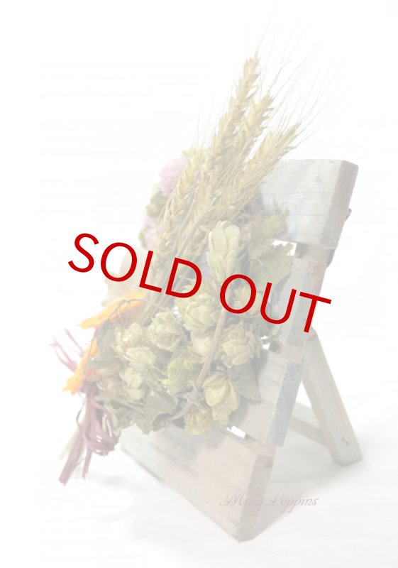 画像3: ホップと麦のドライフラワー・リース (3)