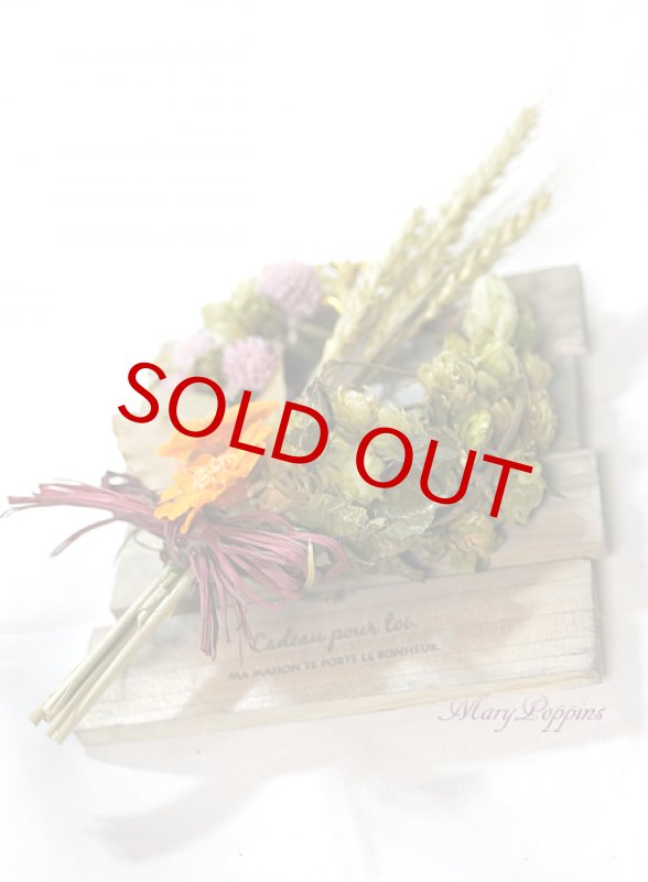 画像5: ホップと麦のドライフラワー・リース (5)