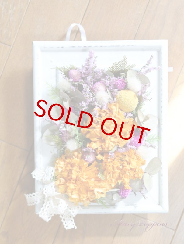 画像5: マリーゴールドのフレームアレンジ (5)