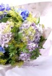 画像5: 紫陽花と茴香（ウイキョウ）の花束 (5)