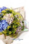 画像3: 紫陽花と茴香（ウイキョウ）の花束 (3)