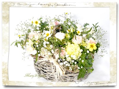 画像2: ウインターコスモスのナチュラルアレンジメント