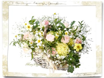 画像3: ウインターコスモスのナチュラルアレンジメント