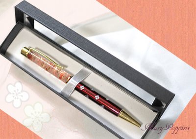 画像2: ハーバリウム・ボールペン〜万両（マンリョウ）