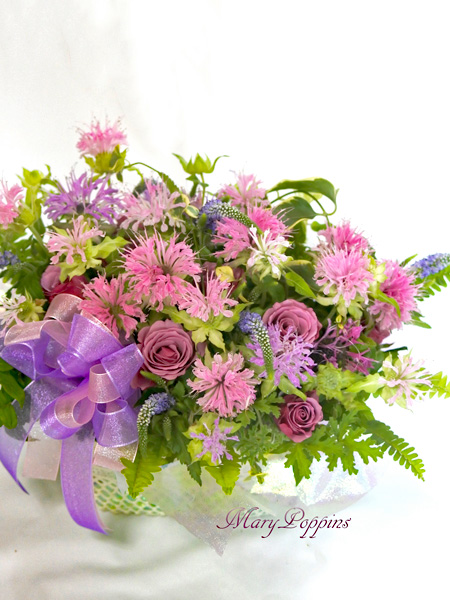 モナルダ ベルガモット のアレンジメント フラワーギフトmarypoppins モナルダ ベルガモット のアレンジメント フラワーギフトmarypoppins