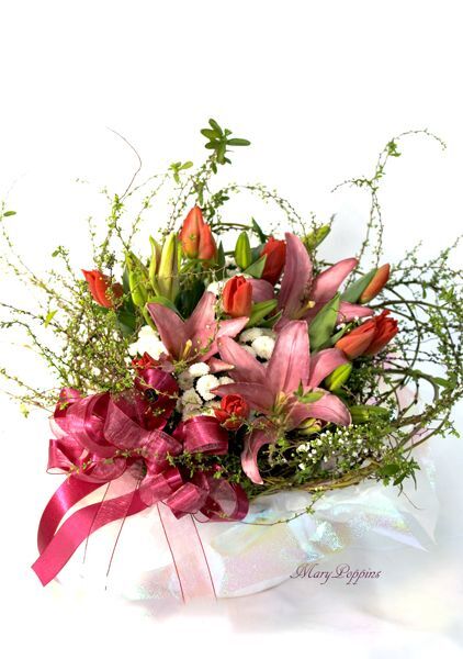 画像5: Spring Dance〜雪柳と枝垂れ柳のアレンジメント (5)