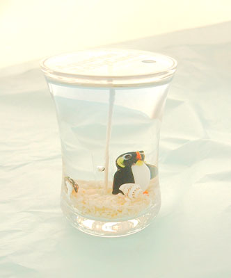 海の生き物がモチーフのゼリーキャンドルです プレゼント仕様でお届けします